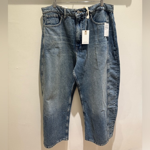 Good American Barrel Jeans NWT - Picture 6 of 9